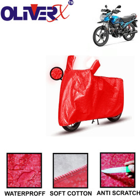 AUTOCAD Waterproof Two Wheeler Cover for Hero(Passion Pro TR, Red)