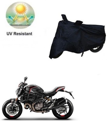 MMSSTAR Waterproof Two Wheeler Cover for Ducati(Monster 82, Black)