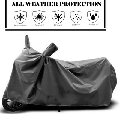 Amexride Two Wheeler Cover for Bajaj(Pulsar 200NS FI BS6, Grey)