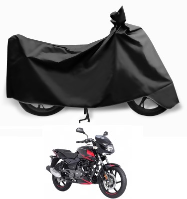 Auto Hub Two Wheeler Cover for Bajaj(Pulsar 150 DTS-i, Black)