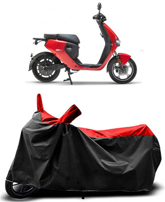 MMSSTAR Waterproof Two Wheeler Cover for Kawasaki(Z250, Red)