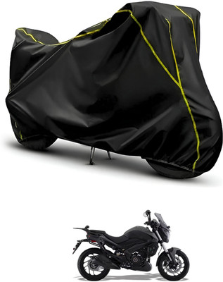 PAGORA Waterproof Two Wheeler Cover for Bajaj(Dominar 400, Black, Black)