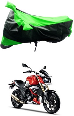 Mdstar Waterproof Two Wheeler Cover for Mahindra(MOJO XT 300, Green, Black)