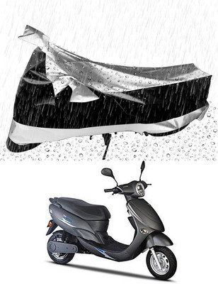 Furious3D Two Wheeler Cover for Avon(E Star, Silver, Black)