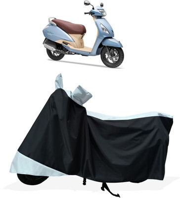 Tricway Two Wheeler Cover for TVS(Jupiter Grande BS6, White)