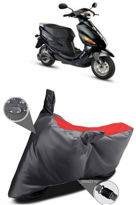 smwzxyu Waterproof Two Wheeler Cover for Hero(Electric Cruz, Black, Red)