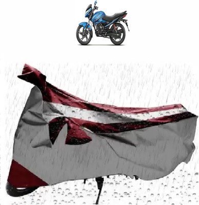 MISSION COLLECTION Waterproof Two Wheeler Cover for Hero(Glamour, Maroon)