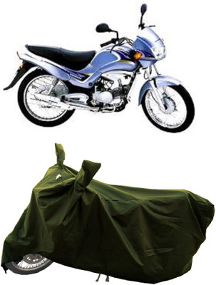 GROFATIK Two Wheeler Cover for Kinetic(GF 125, Green)
