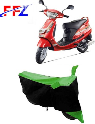 FFZ Two Wheeler Cover for Mahindra(Duro 125, Black, Green)