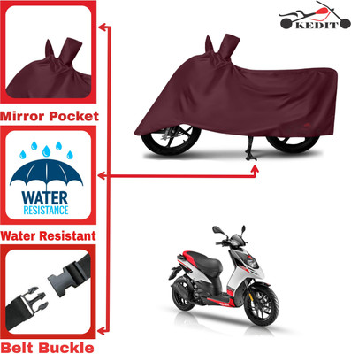 AASHTIK MART Two Wheeler Cover for Aprilia(SR 150, Maroon)
