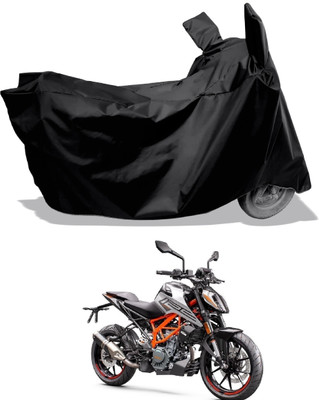 Amexride Two Wheeler Cover for KTM(125 Duke, Black)