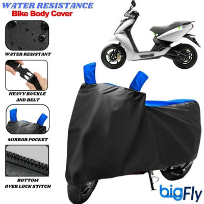 BigFly Two Wheeler Cover for Ather(450 X, Black, Blue)