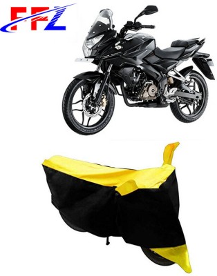 FFZ Waterproof Two Wheeler Cover for Bajaj(Pulsar NS 160, Black, Yellow)