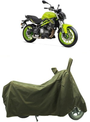 Coxtor Waterproof Two Wheeler Cover for Benelli(302 S, Green)