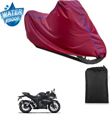 PAGORA Waterproof Two Wheeler Cover for Suzuki(Gixxer SF 250, Maroon)