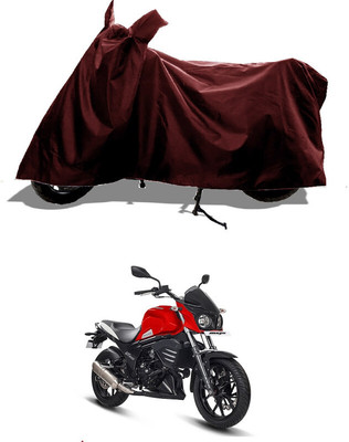 GROFATIK Two Wheeler Cover for Mahindra(Mojo, Maroon)