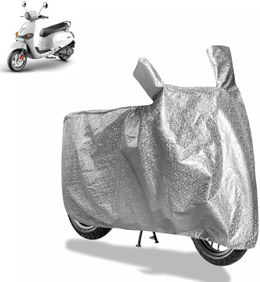 aksmit Waterproof Two Wheeler Cover for Universal For Bike(Silver)