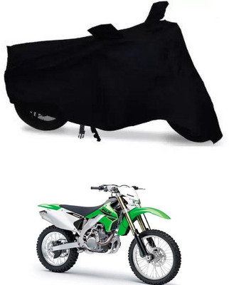 THE REAL ARV Waterproof Two Wheeler Cover for Kawasaki(KLX 110, Black)