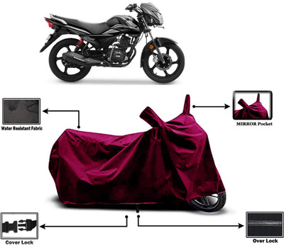 Amexride Two Wheeler Cover for TVS(Victor New, Maroon)