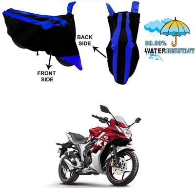 RWT Two Wheeler Cover for Suzuki(Gixxer SF, Black, Blue)