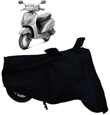 DeepShakshi AUTOMOTIVE Waterproof Two Wheeler Cover for Honda(Activa 6G, Black)