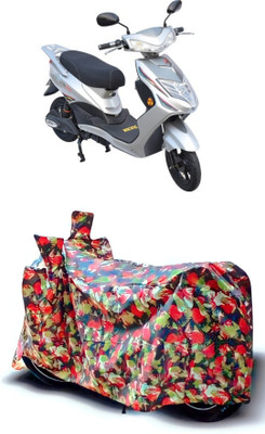 Autofly Waterproof Two Wheeler Cover for Avon(E Lite, Multicolor)