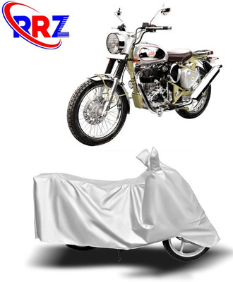 RRZ Waterproof Two Wheeler Cover for Royal Enfield(Bullet Trials 500, White)