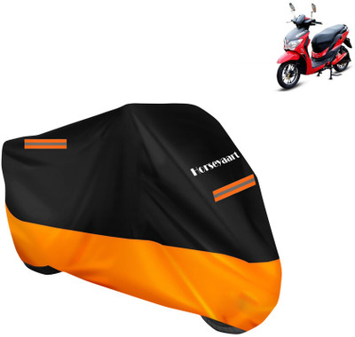 Horseyaart Waterproof Two Wheeler Cover for Hero Electric(Electric Dash BS6, Orange)