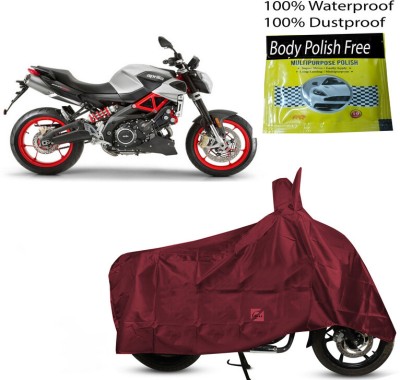 EGAL Waterproof Two Wheeler Cover for Aprilia(Shiver 900 BS6, Maroon)