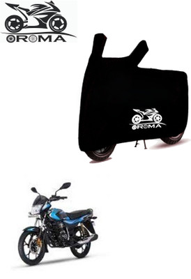 AutoGalaxy Waterproof Two Wheeler Cover for Bajaj(Platina 110 H-Gear BS6, Black)