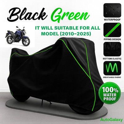 AutoGalaxy Waterproof Two Wheeler Cover for Yamaha(FZ-Fi Version 3.0, Black)