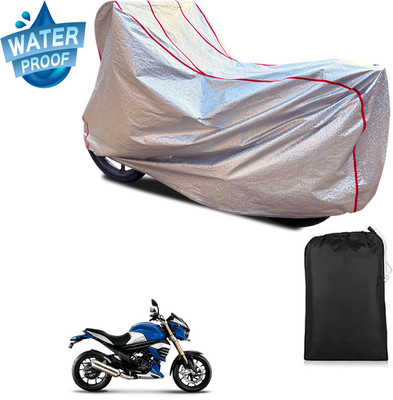 GOSHIV-car and bike accessories Waterproof Two Wheeler Cover for Mahindra(Silver)