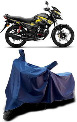 AASHTIK MART Two Wheeler Cover for Honda(CB Shine SP, Blue)