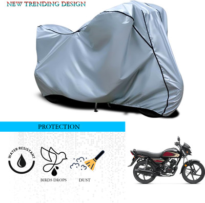 ANTHUB Waterproof Two Wheeler Cover for Honda(Dream Neo, Silver)