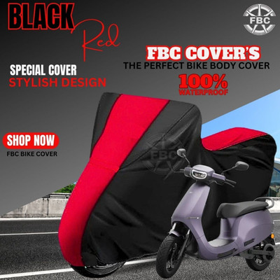 AutoGalaxy Waterproof Two Wheeler Cover for Ola(Scooty, Black)