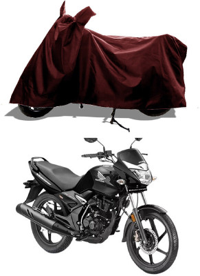 GROFATIK Two Wheeler Cover for Honda(CB Unicorn, Maroon)