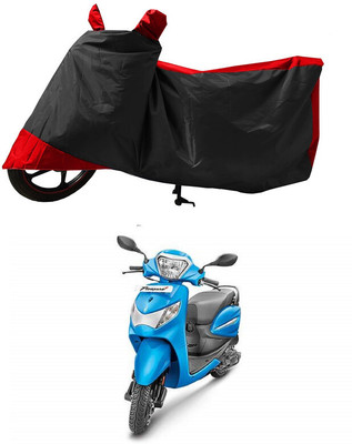GROFATIK Two Wheeler Cover for Hero(Pleasure+ 110, Red)