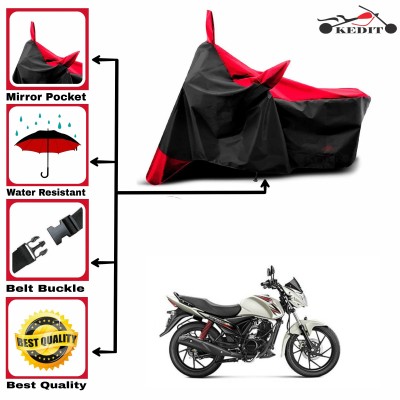 AASHTIK MART Two Wheeler Cover for Suzuki(Sling Shot Plus, Red, Black)