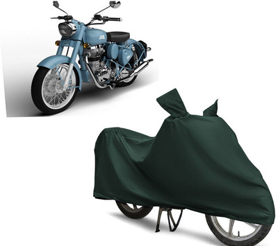 EGAL Waterproof Two Wheeler Cover for Royal Enfield(Classic Squadron, Green)