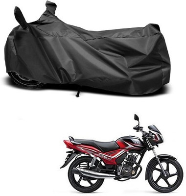 MMSSTAR Waterproof Two Wheeler Cover for TVS(Star City, Black)