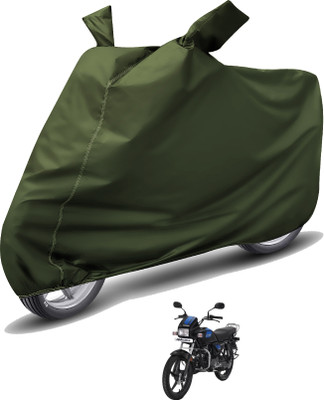 Auto Hub Waterproof Two Wheeler Cover for Hero(Splendor Plus, Green)