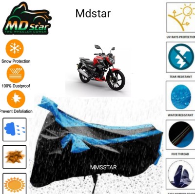 Mdstar Waterproof Two Wheeler Cover for TVS(Jupiter 125, Blue)