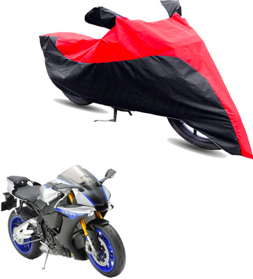 Motodreka Two Wheeler Cover for Yamaha(YZF R1M, Red, Black)