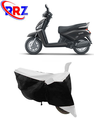 RRZ Waterproof Two Wheeler Cover for Mahindra(Gusto, Black, White)