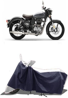 RAAMKM Two Wheeler Cover for Hero, Honda, Bajaj, TVS, Yamaha(NMax 155 BS6, White, Black)