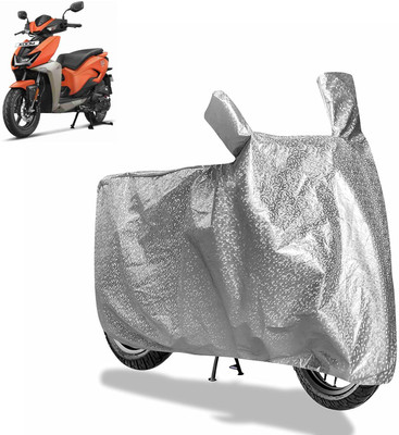 aksmit Waterproof Two Wheeler Cover for Hero(Silver)