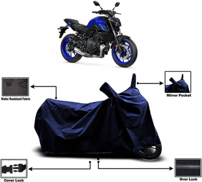 KEDIT Two Wheeler Cover for Yamaha(MT 07, Blue)