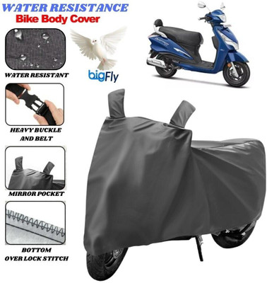 BigFly Two Wheeler Cover for Hero(MotoCorp Destini 125, Grey)