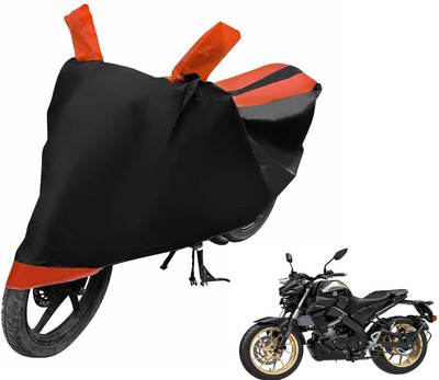 MOCKHE Two Wheeler Cover for Yamaha(MT 15, Orange)