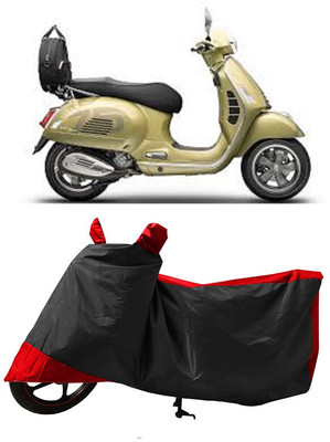 GROFATIK Two Wheeler Cover for Vespa(GTS 300, Red)